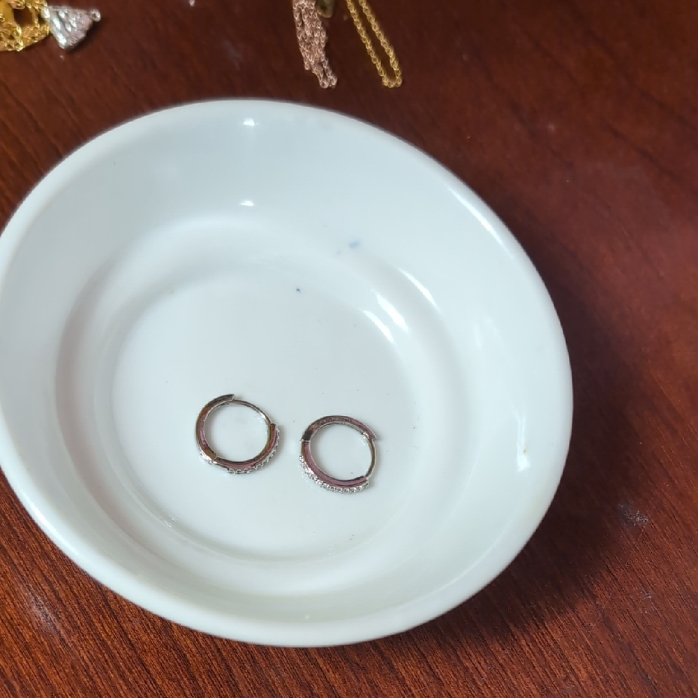 Elegant Silver Hoop Earrings